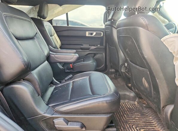 1FMSK8DH2LGA49483 2020 FORD EXPLORER Black Rear interior view