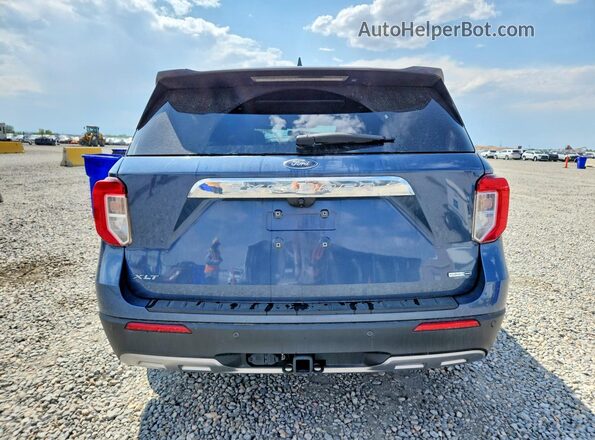 1FMSK8DH2LGB21590 2020 FORD EXPLORER Blue Rear view