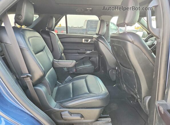 1FMSK8DH2LGB21590 2020 FORD EXPLORER Blue Rear interior view