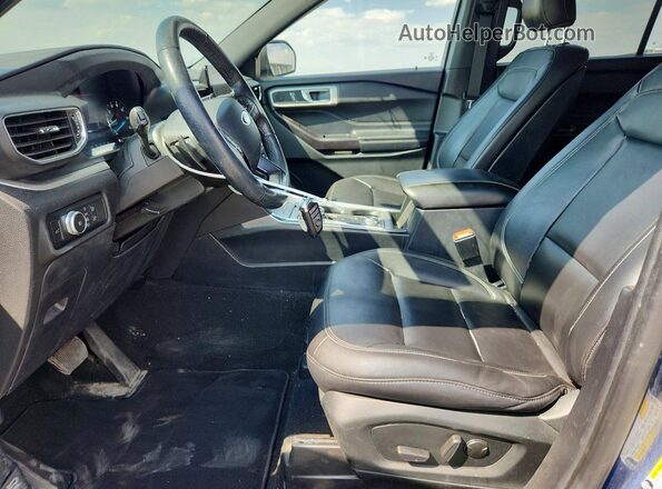 1FMSK8DH2LGB21590 2020 FORD EXPLORER Blue Front interior view