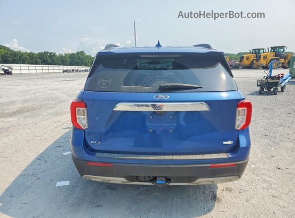 1FMSK8DH2LGB26188 2020 FORD EXPLORER Синий Вид сзади