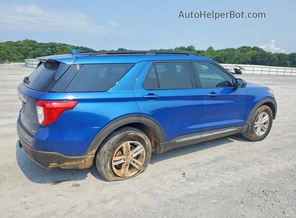 1FMSK8DH2LGB26188 2020 FORD EXPLORER Синий Задняя правая четверть