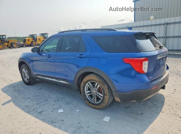 1FMSK8DH2LGB26188 2020 FORD EXPLORER Синий Задняя левая четверть