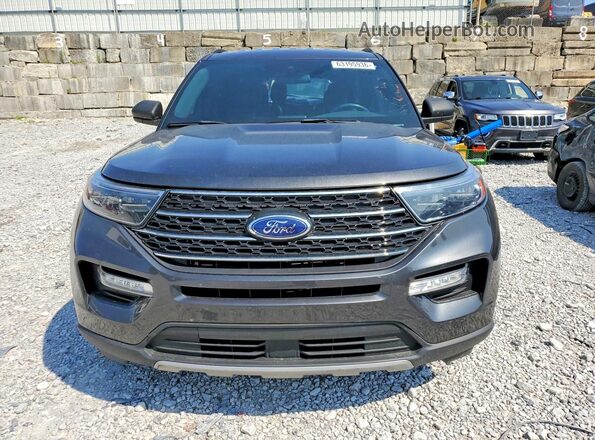 1FMSK8DH2LGC25514 2020 FORD EXPLORER Charcoal Front view