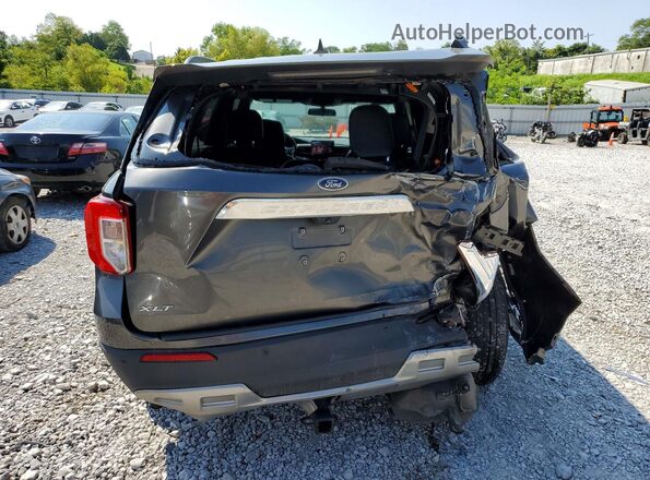 1FMSK8DH2LGC25514 2020 FORD EXPLORER Charcoal Rear view