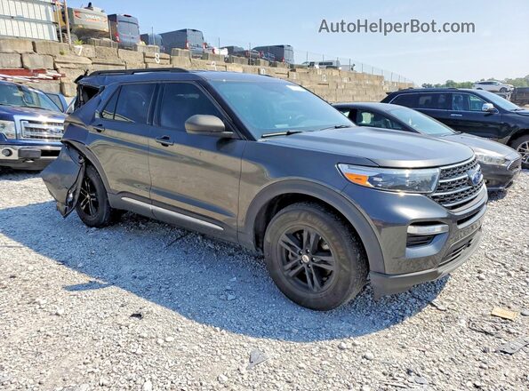 1FMSK8DH2LGC25514 2020 FORD EXPLORER Charcoal Front right