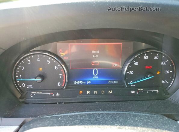 1FMSK8DH2LGC25514 2020 FORD EXPLORER Charcoal Instrument cluster view
