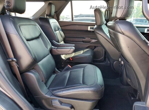 1FMSK8DH2LGC25514 2020 FORD EXPLORER Charcoal Rear interior view