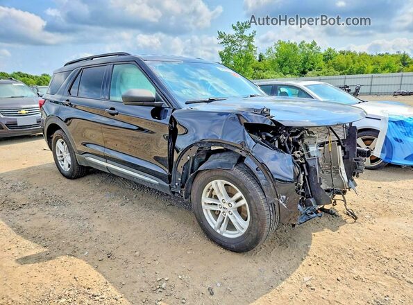 1FMSK8DH2MGB56941 2021 FORD EXPLORER Black Передня права чверть