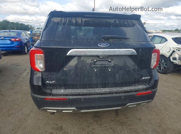 1FMSK8DH2MGC43593 2021 FORD EXPLORER Black Vista trasera
