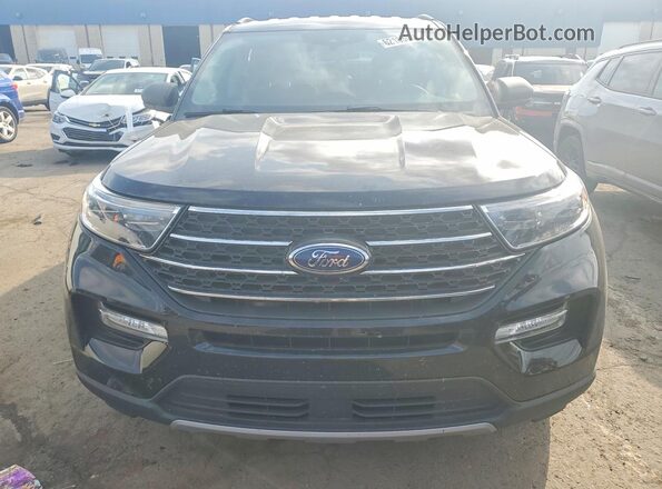 1FMSK8DH2MGC43593 2021 FORD EXPLORER Black Vista frontal