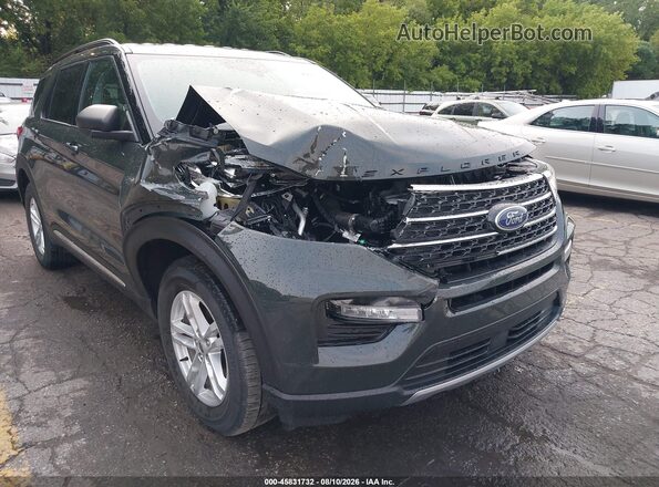1FMSK8DH2NGB53992 2022 FORD EXPLORER Gray Front view