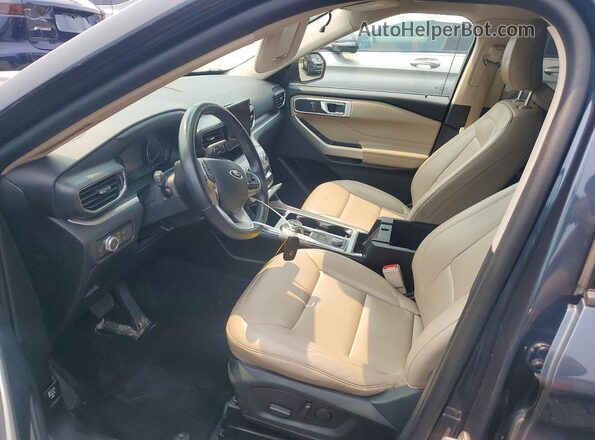 1FMSK8DH2NGB67407 2022 FORD EXPLORER Blue Սալոնի դիմացի տեսք