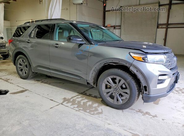 1FMSK8DH2NGC49816 2022 FORD EXPLORER Gray Przód prawy