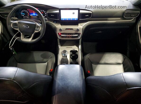 1FMSK8DH2NGC49816 2022 FORD EXPLORER Gray Widok deski rozdzielczej