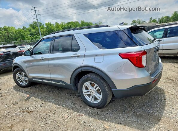 1FMSK8DH2PGC24496 2023 FORD EXPLORER Silver Rear left