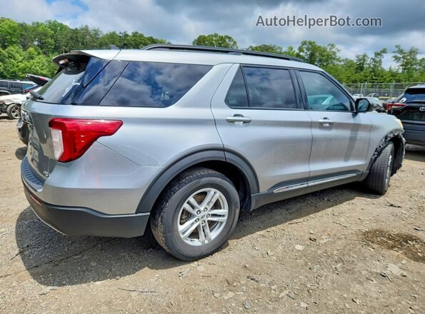 1FMSK8DH2PGC24496 2023 FORD EXPLORER Silver Rear right