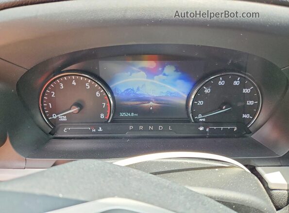 1FMSK8DH2PGC24496 2023 FORD EXPLORER Silver Instrument cluster view