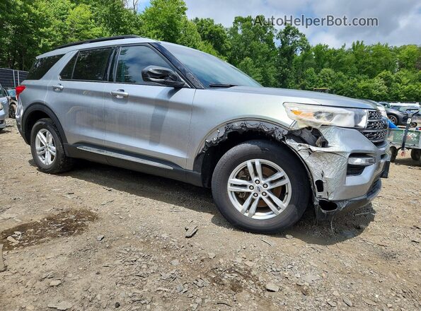 1FMSK8DH2PGC24496 2023 FORD EXPLORER Silver Front right