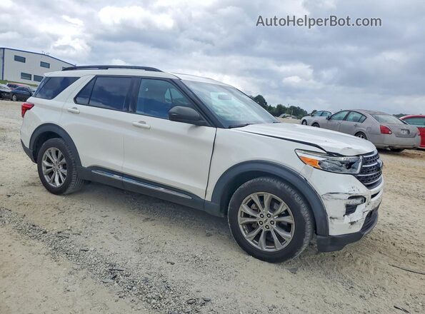 1FMSK8DH3LGA49475 2020 FORD EXPLORER White Front right