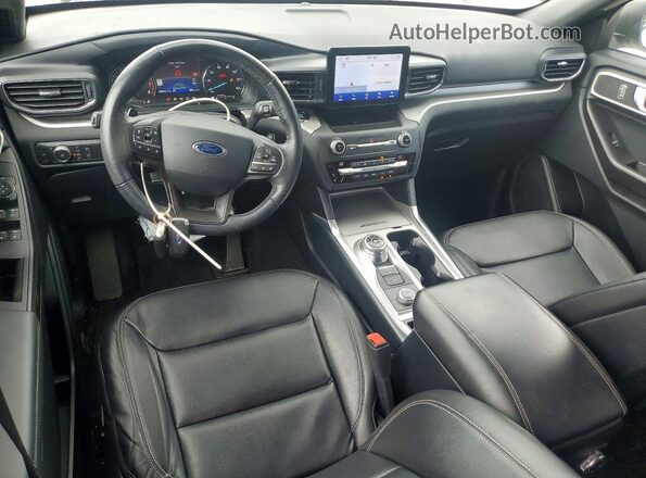 1FMSK8DH3LGA49475 2020 FORD EXPLORER White Dashboard view