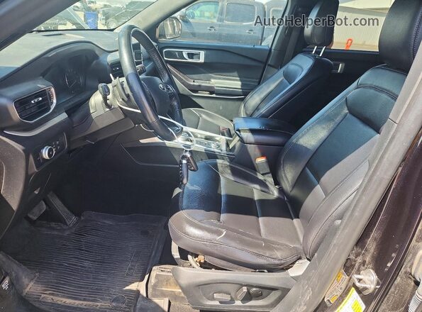 1FMSK8DH3LGB34638 2020 FORD EXPLORER Black Vista interior delantera