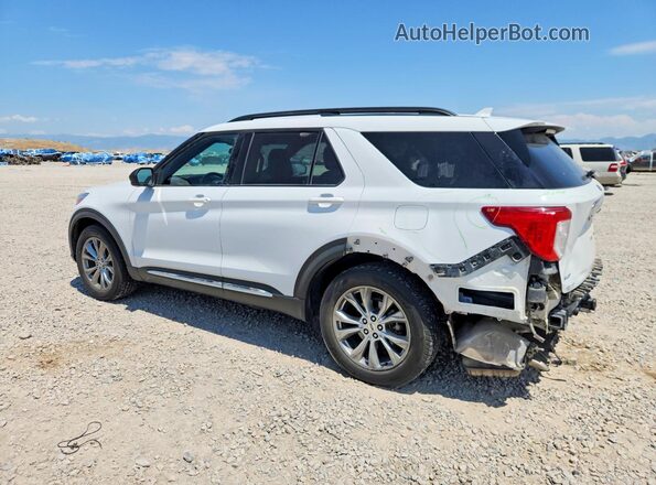 1FMSK8DH3LGB41833 2020 FORD EXPLORER White Trasero izquierdo