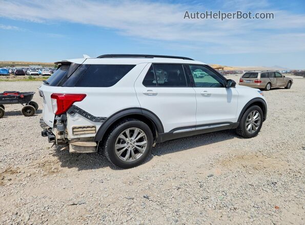 1FMSK8DH3LGB41833 2020 FORD EXPLORER White Trasero derecho