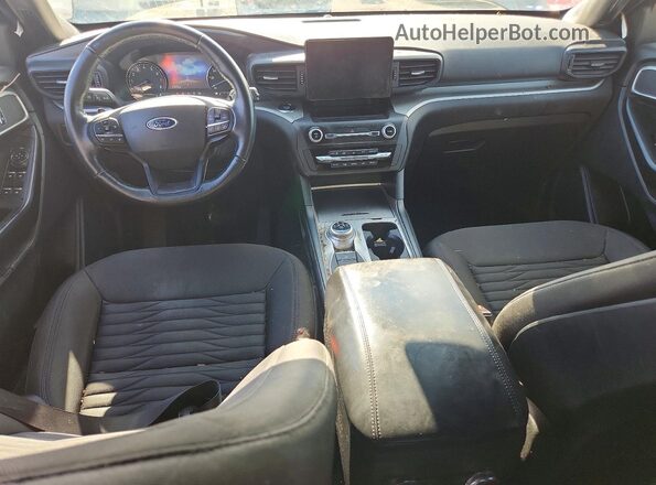 1FMSK8DH3LGC02467 2020 FORD EXPLORER Gray წინა პანელის ხედი