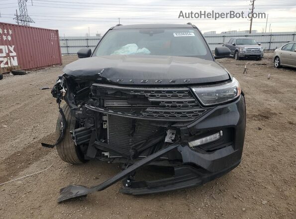 1FMSK8DH3MGA03971 2021 FORD EXPLORER Black წინა ხედი