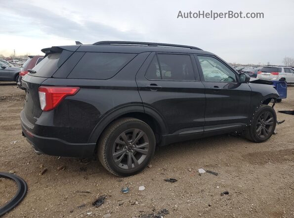 1FMSK8DH3MGA03971 2021 FORD EXPLORER Black უკანა მარჯვენა