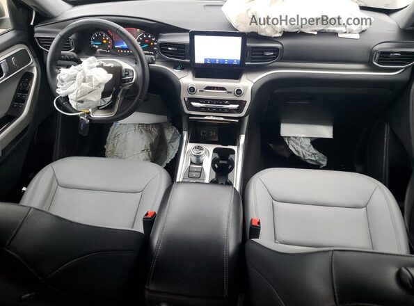 1FMSK8DH3MGA03971 2021 FORD EXPLORER Black წინა პანელის ხედი