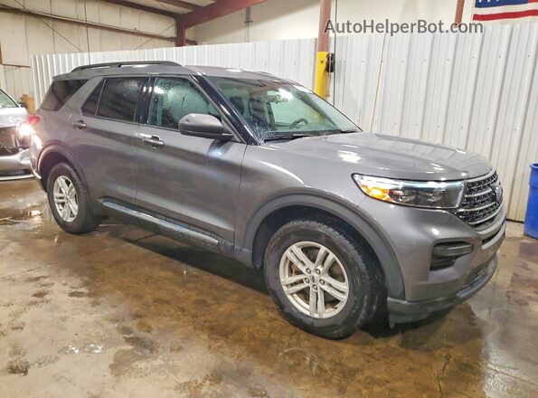 1FMSK8DH3MGA76919 2021 FORD EXPLORER Gray Передня права чверть