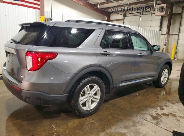 1FMSK8DH3MGA76919 2021 FORD EXPLORER Gray Задня права чверть