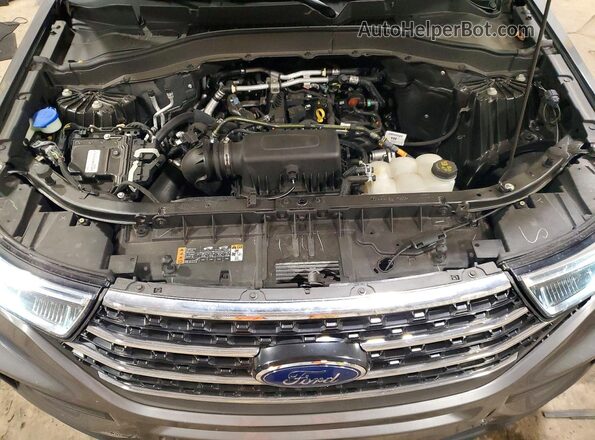 1FMSK8DH3MGA76919 2021 FORD EXPLORER Gray Вид підкапотного простору