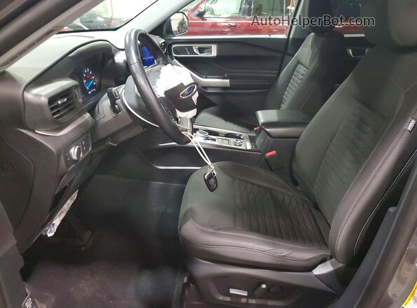 1FMSK8DH3MGA76919 2021 FORD EXPLORER Gray Вид салону спереду