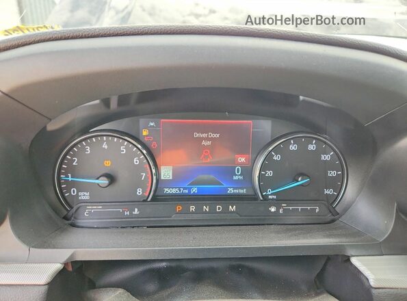 1FMSK8DH3MGB41204 2021 FORD EXPLORER Черный Вид щитка приборов