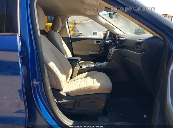1FMSK8DH3MGC40752 2021 FORD EXPLORER Blue Սալոնի դիմացի տեսք