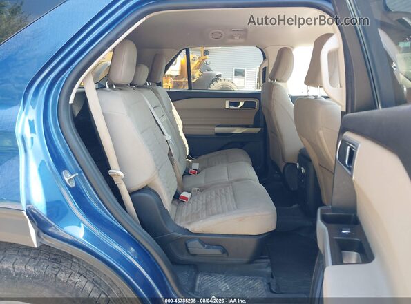 1FMSK8DH3MGC40752 2021 FORD EXPLORER Blue VIN կոդի պիտակի տեսք