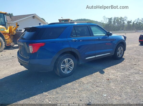 1FMSK8DH3MGC40752 2021 FORD EXPLORER Blue Հետևի աջ