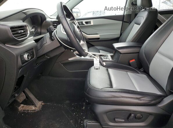 1FMSK8DH3PGA30799 2023 FORD EXPLORER White Widok wnętrza z przodu