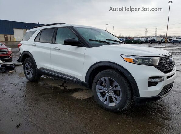 1FMSK8DH3PGA30799 2023 FORD EXPLORER White Przód prawy