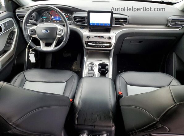 1FMSK8DH3PGA30799 2023 FORD EXPLORER White Widok deski rozdzielczej