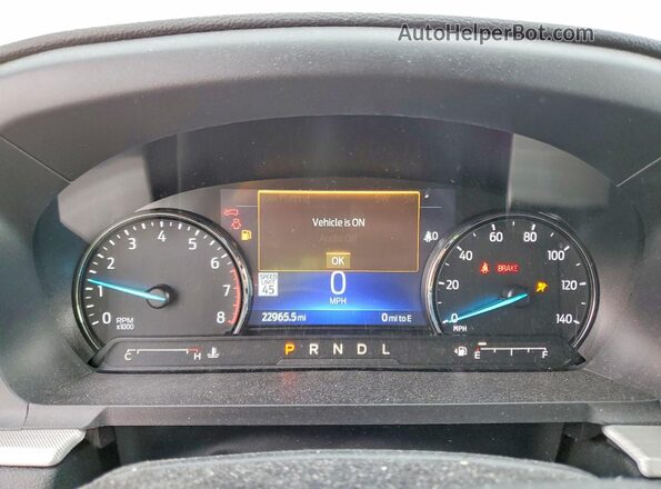 1FMSK8DH3PGA30799 2023 FORD EXPLORER White Widok zestawu wskaźników
