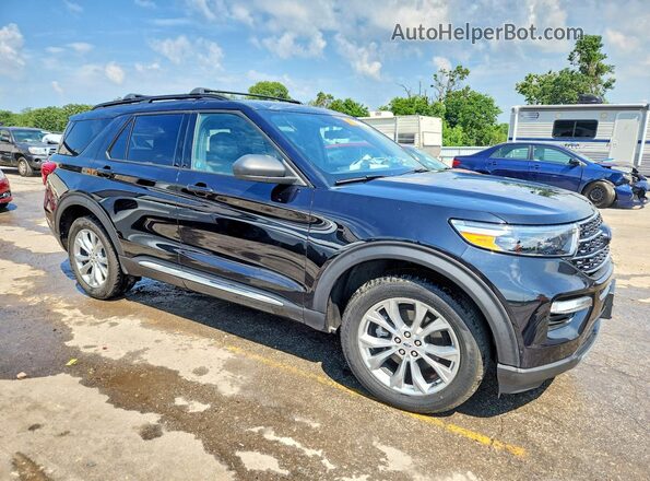 1FMSK8DH4LGC08830 2020 FORD EXPLORER Black Передня права чверть
