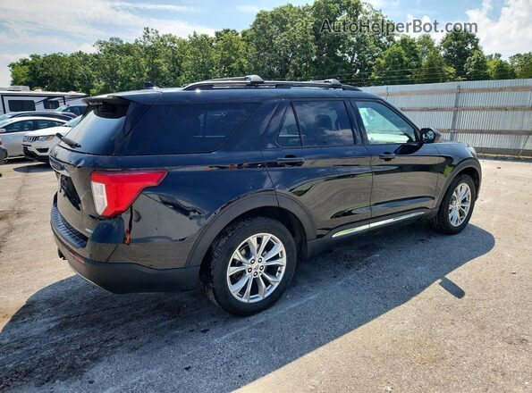 1FMSK8DH4LGC08830 2020 FORD EXPLORER Black Задня права чверть