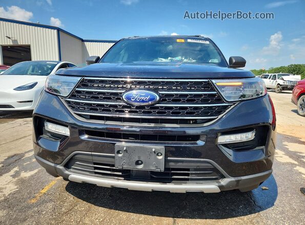 1FMSK8DH4LGC08830 2020 FORD EXPLORER Black Вид спереду
