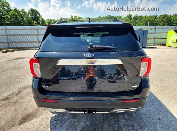 1FMSK8DH4LGC08830 2020 FORD EXPLORER Black Вид ззаду