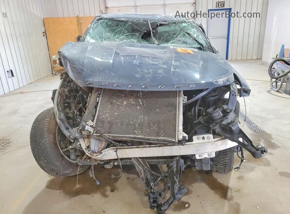 1FMSK8DH4MGA26739 2021 FORD EXPLORER Синий Вид спереди