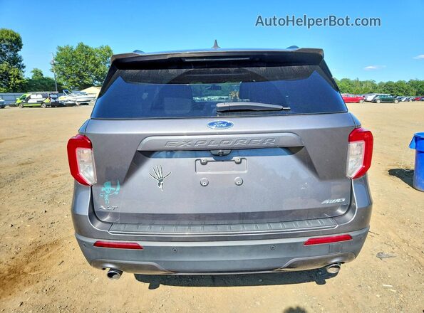 1FMSK8DH4MGA36641 2021 FORD EXPLORER Серебряный Вид сзади